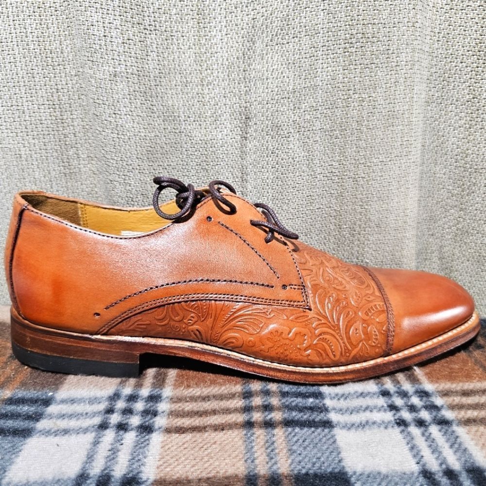 Stacy Adams Madison 2 Cognac Oxfords